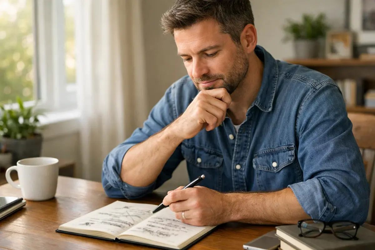 Gefrustreerde persoon leert van fouten bij het wedden