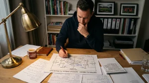 Afbeelding van een voetbalanalist